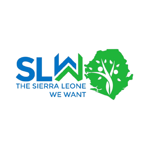 The  Sierra Leone we want logo
